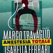 Marco Travaglio e Isabella Ferrari in ''Anestesia totale''