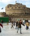 Aperta fino a fine febbraio la pista sul ghiaccio a Castel Sant’Angelo