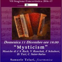 Mysticism Musiche di J. S. Bach, F. Schubert, V. Runchack,  D. Turi, C. Saint-Saens